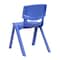 Flash Furniture Blue Plastic Stackable School Chair with 12" Seat Height, PK2 2-YU-YCX-001-BLUE-GG - alternate 7